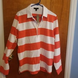 J Crew XL Rugby NWT